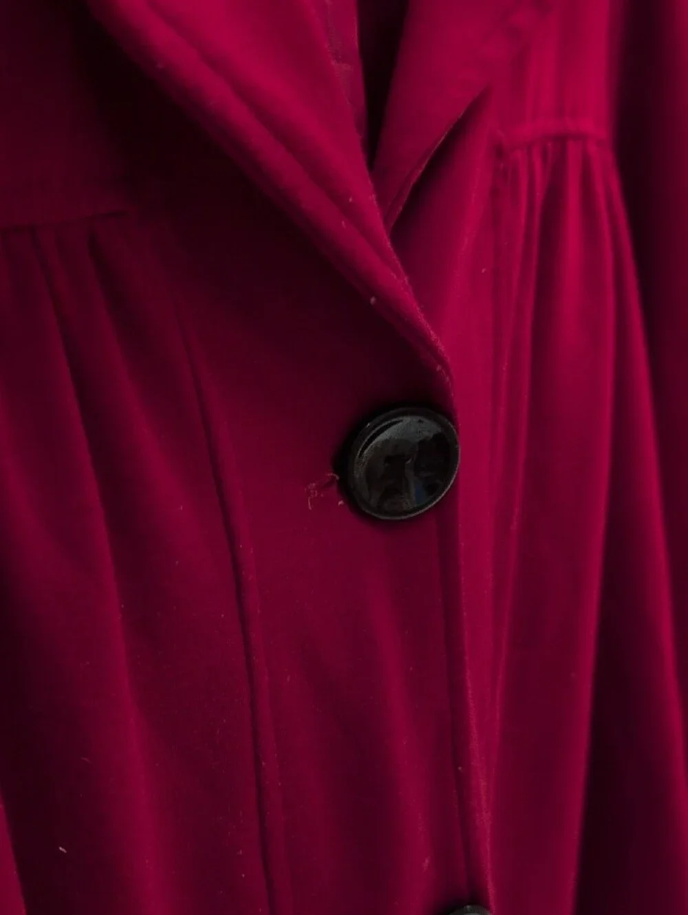 Notations Girls' Raspberry Button-Front Pea Coat